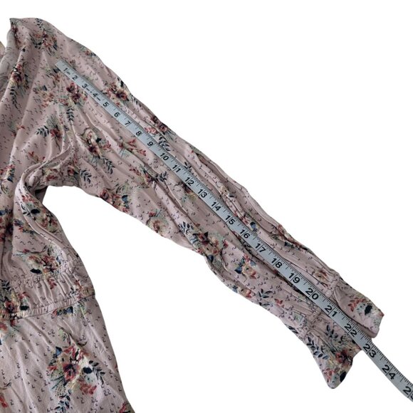 Maurices Womens Floral Button Detais Pullover Blouse With Elastic Waist Size 2X - Picture 7 of 12